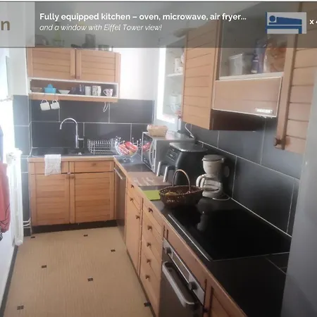 Eiffel Horizon - Grand Espace Familial Au Pied Du Metro Homestay *